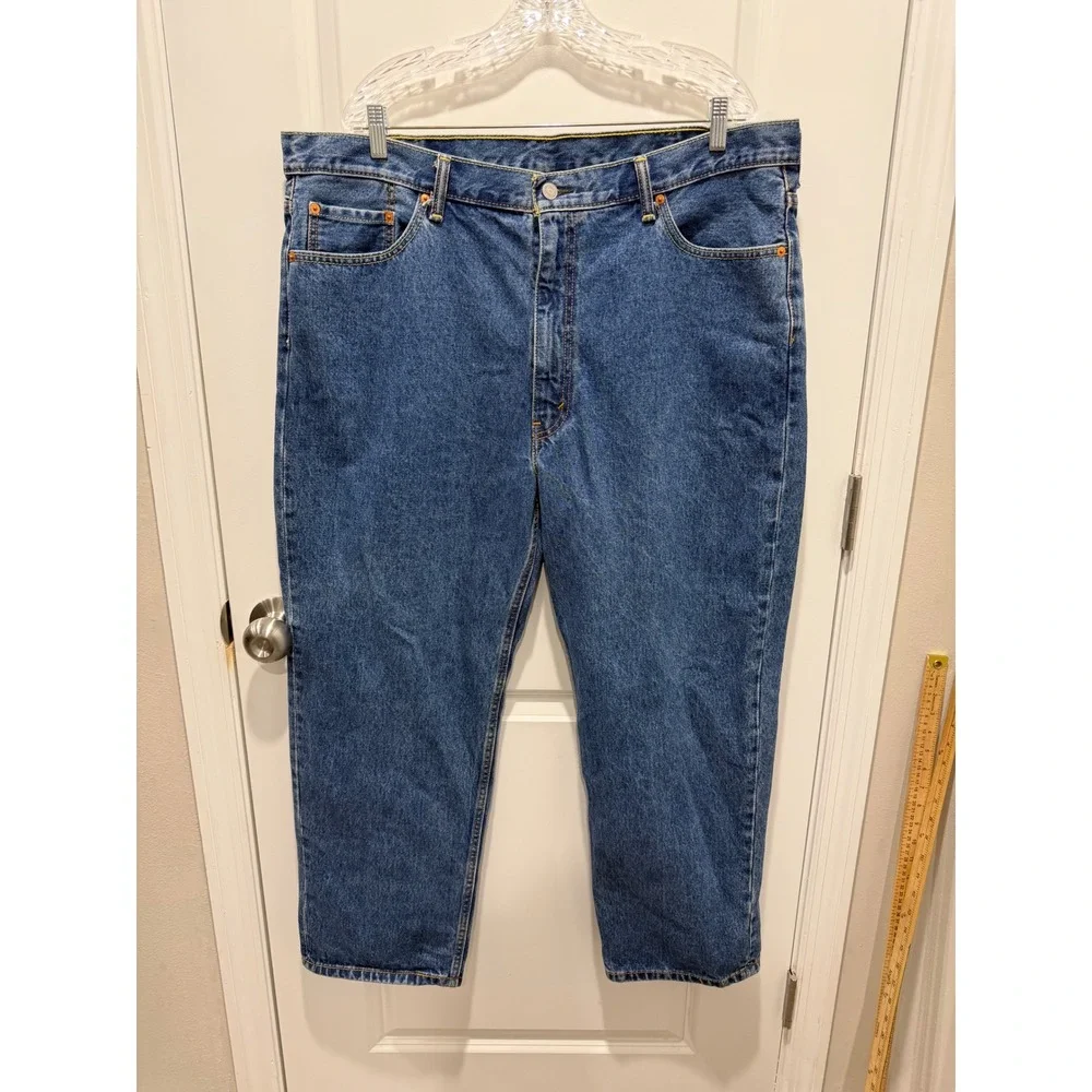 Levi's Mens 550 Relaxed‎ Fit Tapered Leg Jeans Blue 42x29